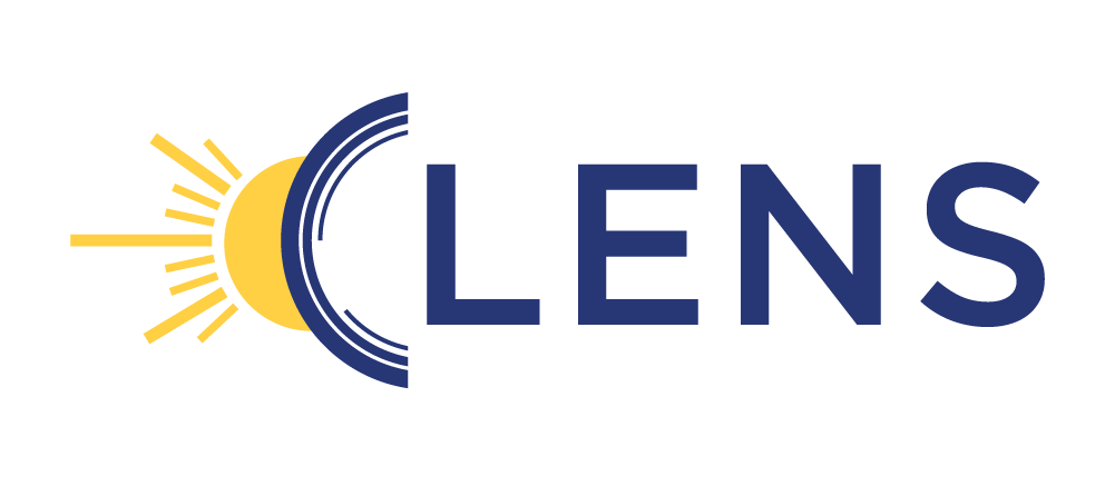 LENS Main Logo LENS handheld engineering data logging tool logo