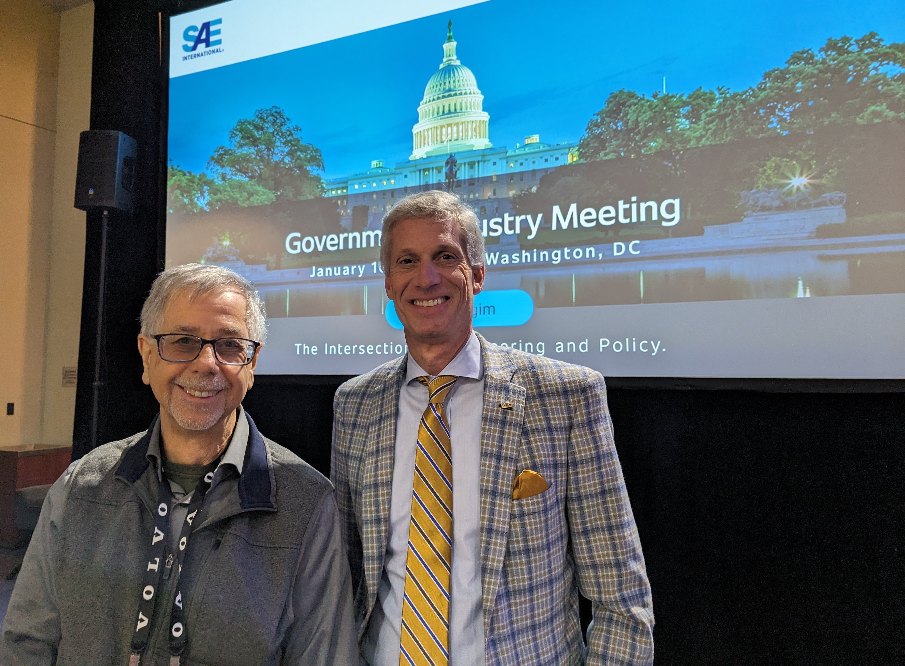 Mark Zachos with SAE CEO