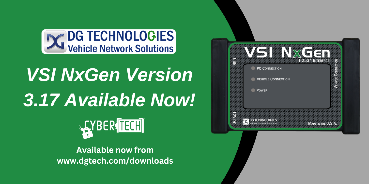 VSI NxGen graphic showing version 3.17 is now available for download